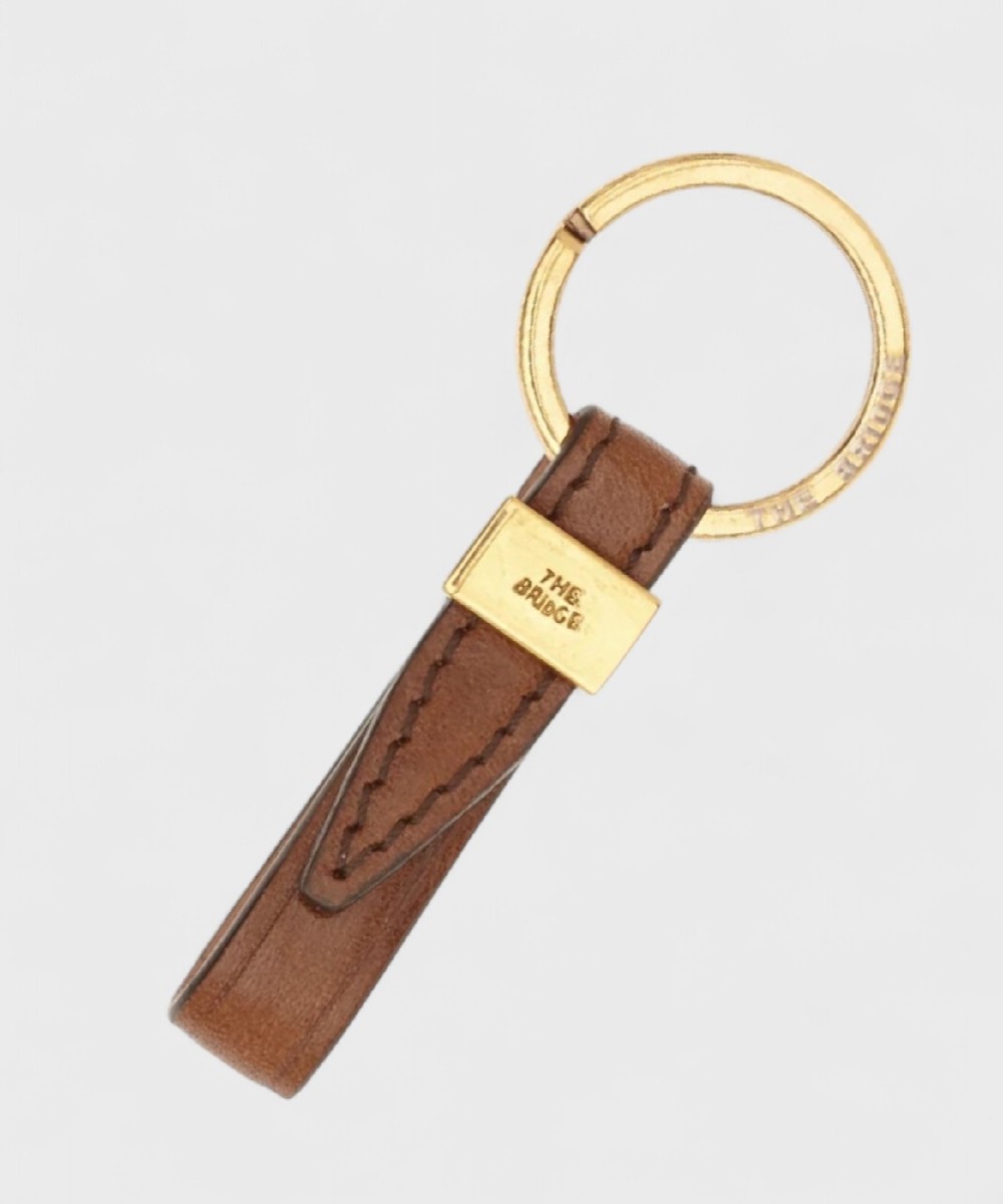 The Bridge Story 1 Ring Pendant Keychain, Brown