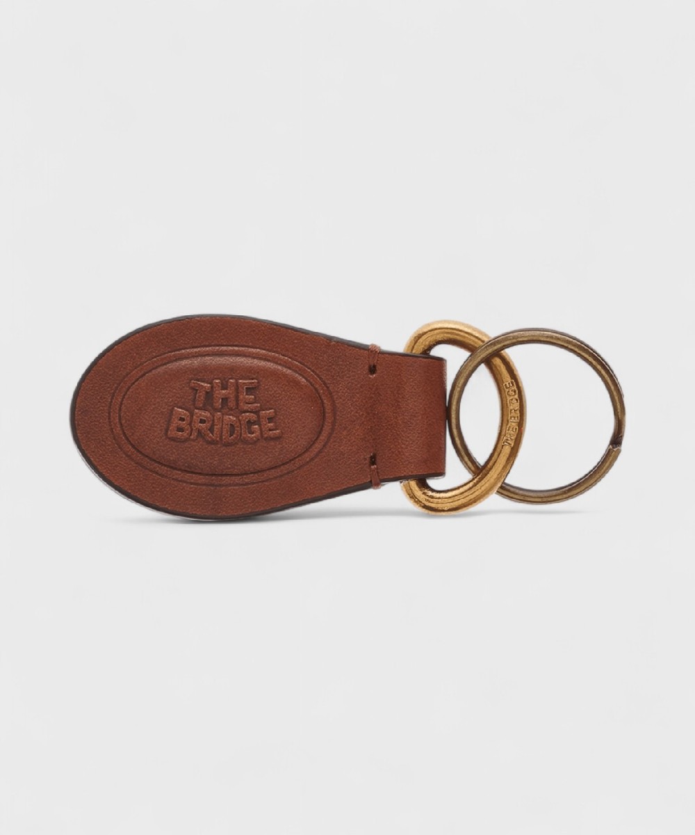 The Bridge Story 1 Ring Keyring, Brown