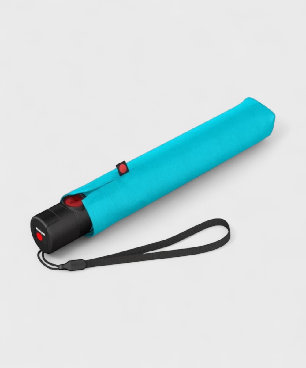 Knirps U200 ultra light duomatic umbrella, aqua