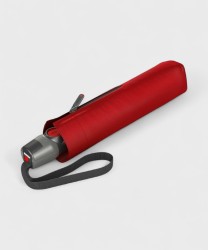 Knirps T200 ombrello duomatic, antiribaltamento, rosso red
