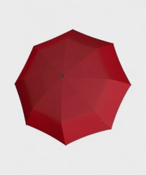 Knirps T200 duomatic umbrella, anti-tip, red