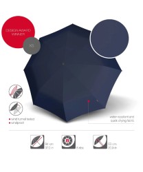 Knirps X1 extra small manual umbrella, lotus black