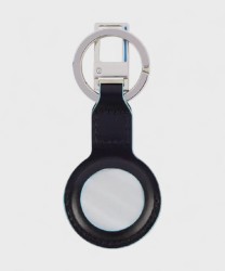 Piquadro Blue Square portachiavi per airtag, nero