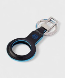 Piquadro Blue Square portachiavi per airtag, nero