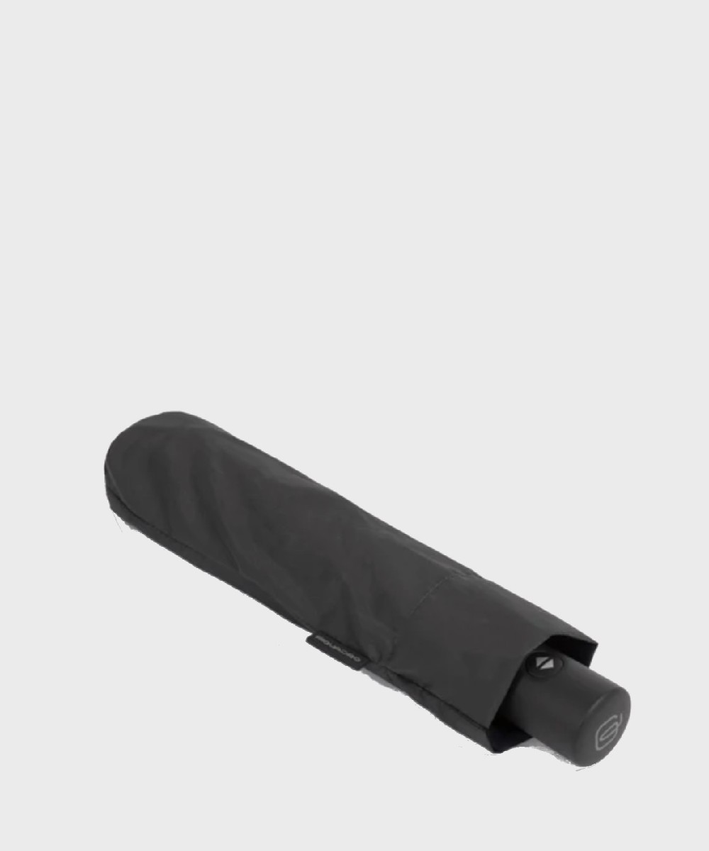 Piquadro lightweight automatic open/close windproof umbrella, black
