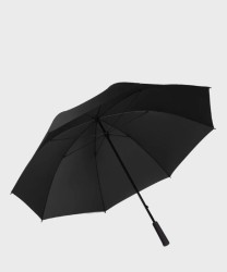 Piquadro long windproof umbrella, black