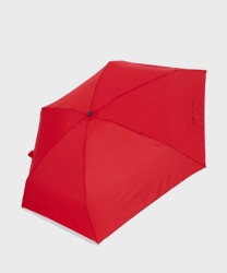 Piquadro ombrello mini manuale con custodia rigida, rosso