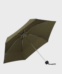 Piquadro mini manual umbrella with hard case, green