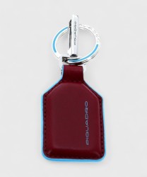 Piquadro Blue Square portachiavi a 1 anello, rosso