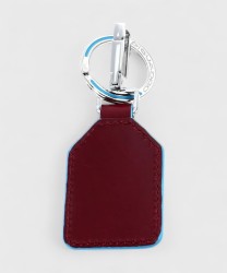 Piquadro Blue Square portachiavi a 1 anello, rosso