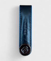 Piquadro Blue Square key ring, blue