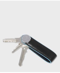 Piquadro Blue Square key ring, black