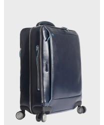 Piquadro Blue Square cabin trolley 55 cm with garment bag