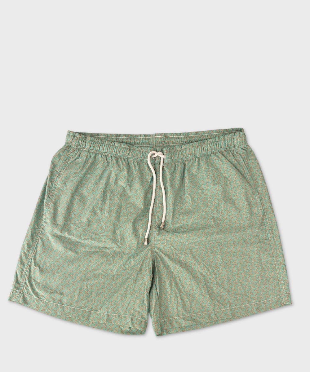 Arcuri costume mare uomo boxer vortice, verde