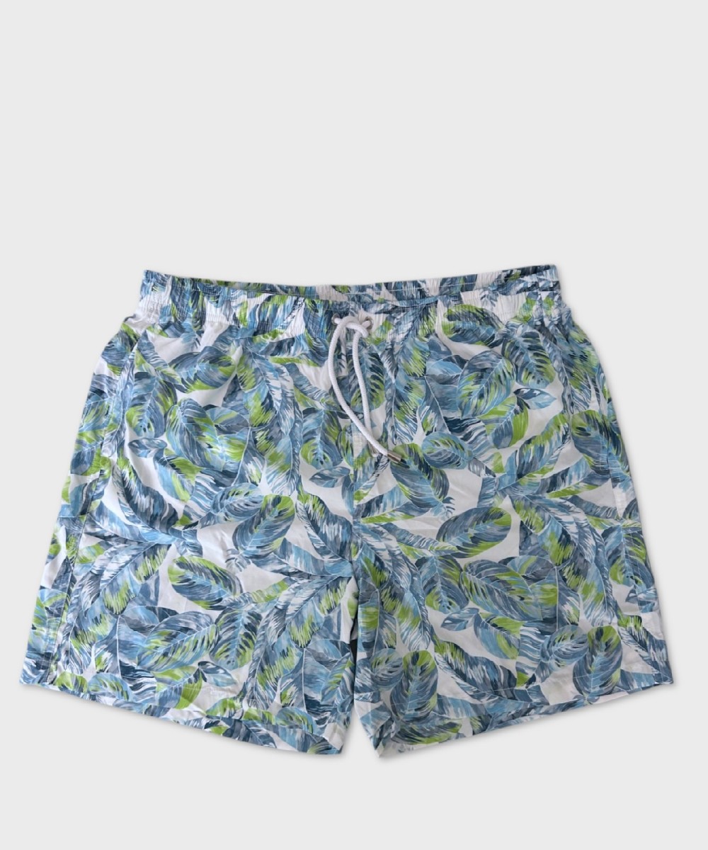 Arcuri men's swimwear boxer palms, green