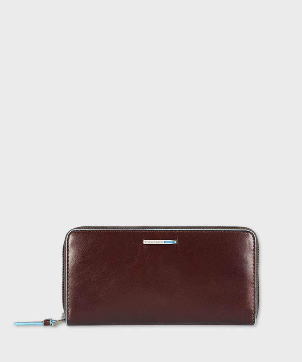 Piquadro Blue Square portafogli con zip porta...
