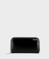 Piquadro Blue Square portafogli a 4 soffietti con portamonete