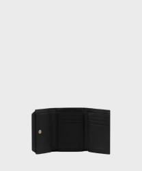 Piquadro Circle portafogli con portamonete in pelle nero