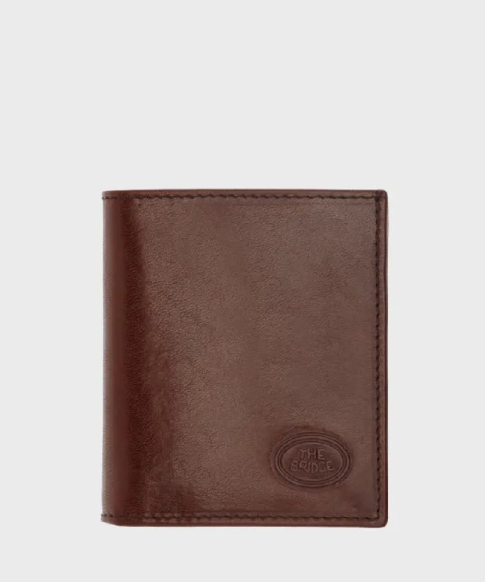 The Bridge Story vertical wallet with coin...