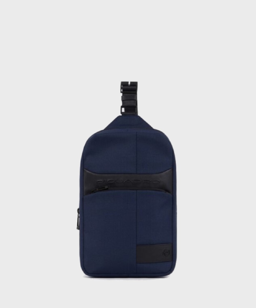 Piquadro Wollem one-shoulder bag, blue