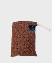 Arcuri costume mare uomo boxer jacquard foglie, marrone