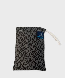 Arcuri costume mare uomo boxer gocce, nero