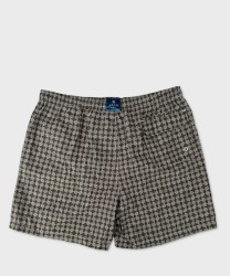 Arcuri costume mare uomo boxer jacquard fiori, verde