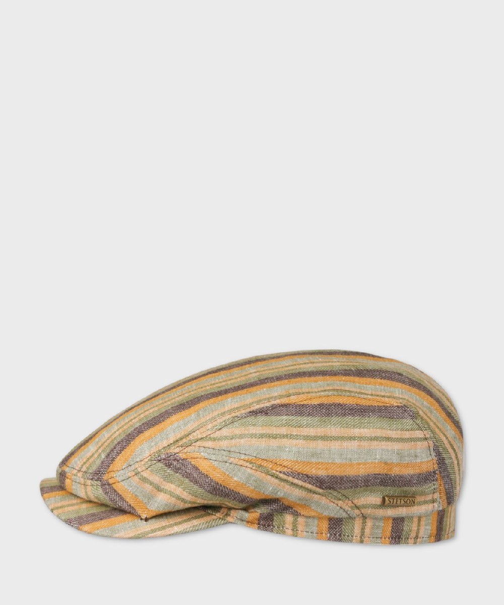 Stetson Driver Sacota coppola in lino Stripe,...