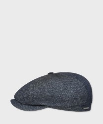 Stetson Ellington coppola in lino e fresco lana, blu grigio