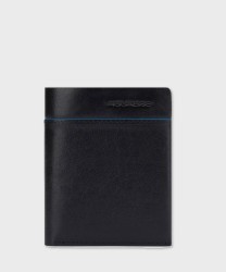 Piquadro B2 Revamp pocket wallet, 4 cc, black