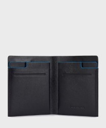 Piquadro B2 Revamp pocket wallet, 4 cc, black