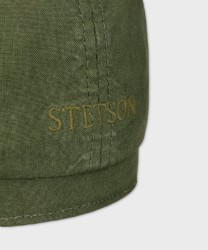 Stetson Hatteras Delave coppola in organic cotton, forest green