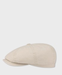 Stetson Hatteras Delave organic cotton flat cap, beige
