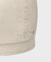 Stetson Hatteras Delave organic cotton flat cap, beige