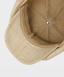Stetson Hatteras New Toyo flat cap, natural
