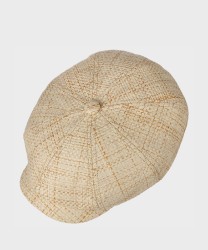 Stetson Hatteras New Toyo flat cap, natural
