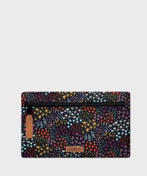 Cabaia Castelldefels front pocket large, black flowers