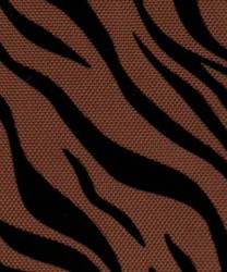 Cabaia Kings front pocket large, brown zebra print
