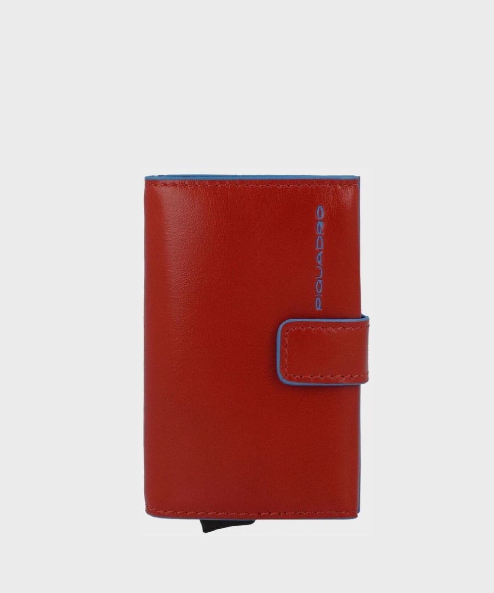 Piquadro Blue Square BL compact wallet, 6+2cc...