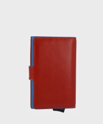 Piquadro Blue Square BL compact wallet 6+2cc e banconote in