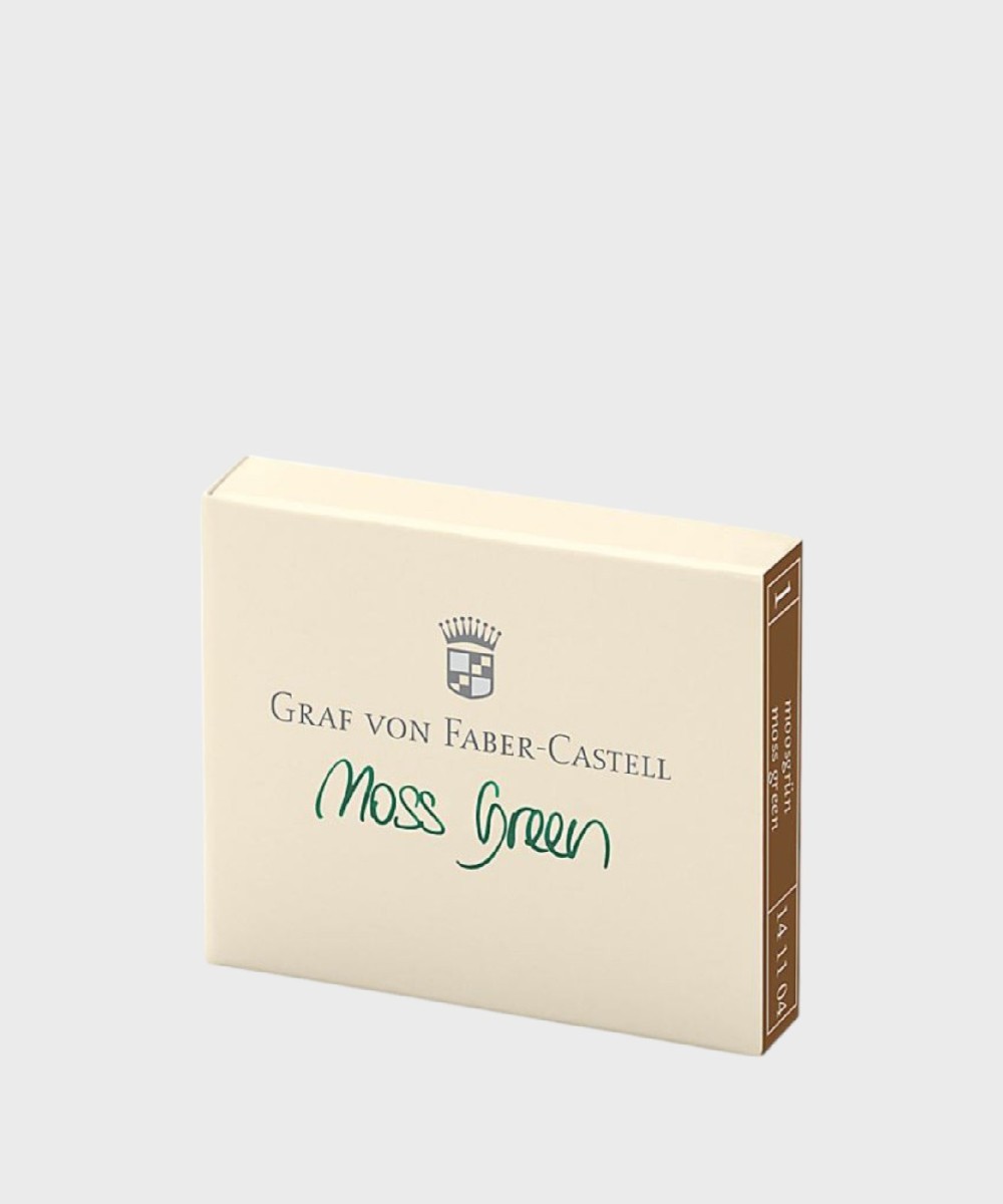Graf Von Faber Castell ink cartridges green...