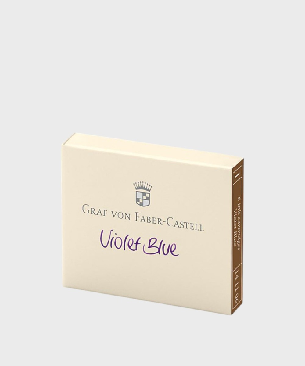 Graf Von Faber Castell Violet Blue Ink Cartridges