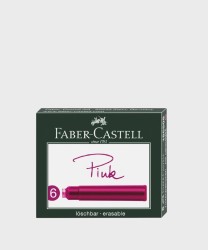 Archivio Faber Castell cartucce inchiostro rosa per stilografica