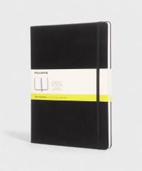 Moleskine taccuino Classic extra large, copertina rigida nero