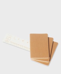 Moleskine Cahier notebook set 3 pocket, hard cover