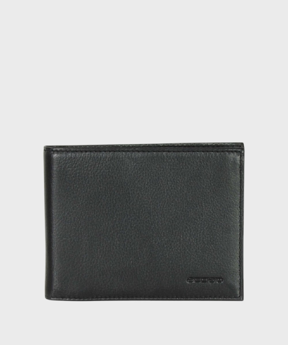 12cc RFID steel wallet, black