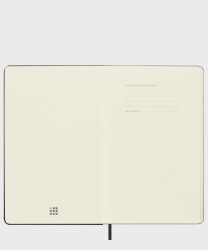 Moleskine Classic notebook, large, hard cover, black