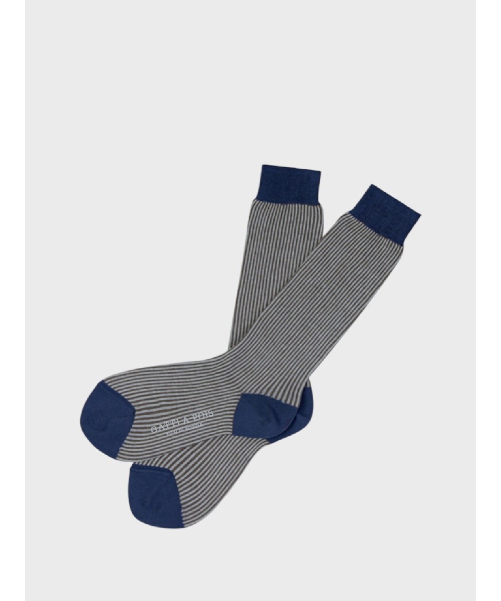 Polka Dot Cats Cotton Short Socks, Grey with...