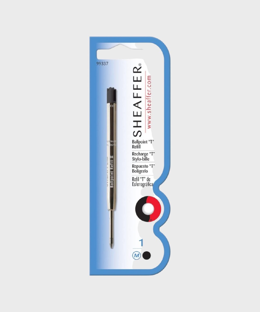 Sheaffer single refill black ink M, for...