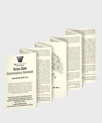 Waverley Books archive notebook Tartan Cloth Scotland Dress